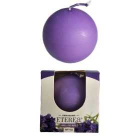 ETEREA CANDELA SFERA DI CERA PROFUMATA LAVANDA CM. 6