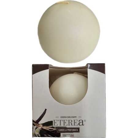 ETEREA CANDELA SFERA DI CERA PROFUMATA VANIGLIA CM. 8