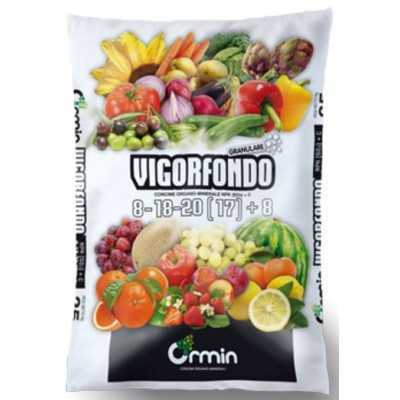 CONCIME ORGANO MINERALE VIGORFONDO npk 8.18.20 CON