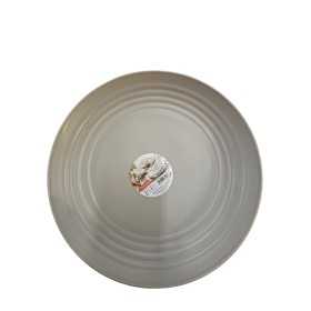 Piatto CLASSIC 25 CM GRIGIO IN PLASTICA F18 JAR