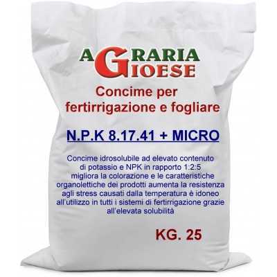 FERTILIZER FOR FERTIGATION CATANA NPK 9.12.38 WITH MICRO