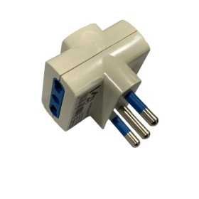 VB-ELECTRIC ADATTATORE CON 3 PRESE 10-16A E SPINA 16A