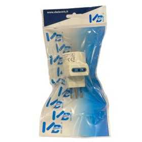 VB-ELECTRIC ADATTATORE CON DOPPIA PRESA 10A CON SCHUKO E SPINA