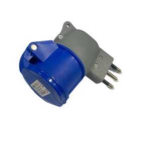 VB-ELECTRIC ADATTATORE PRESA INDUSTRIALE 2 POLI E 16A 230V CON