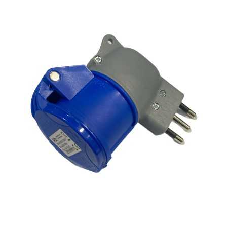 VB-ELECTRIC ADATTATORE PRESA INDUSTRIALE 2 POLI E 16A 230V CON