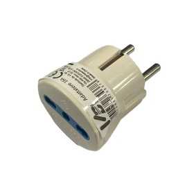 VB-ELECTRIC ADATTATORE SPINA SCHUKO A BIPASSO E PRESA 10-16A
