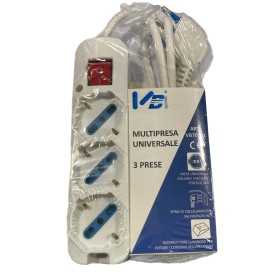 VB-ELECTRIC MULTIPRESA 3 PRESE SCHUKO 10/16A CON INTERRUTTORE E