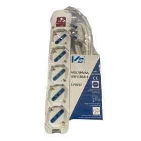 VB-ELECTRIC MULTIPRESA 5 PRESE SCHUKO 10/16A CON INTERRUTTORE E SPINA 16A