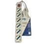 VB-ELECTRIC MULTIPRESA 6 PRESE SCHUKO 10/16A CON INTERRUTTORE E