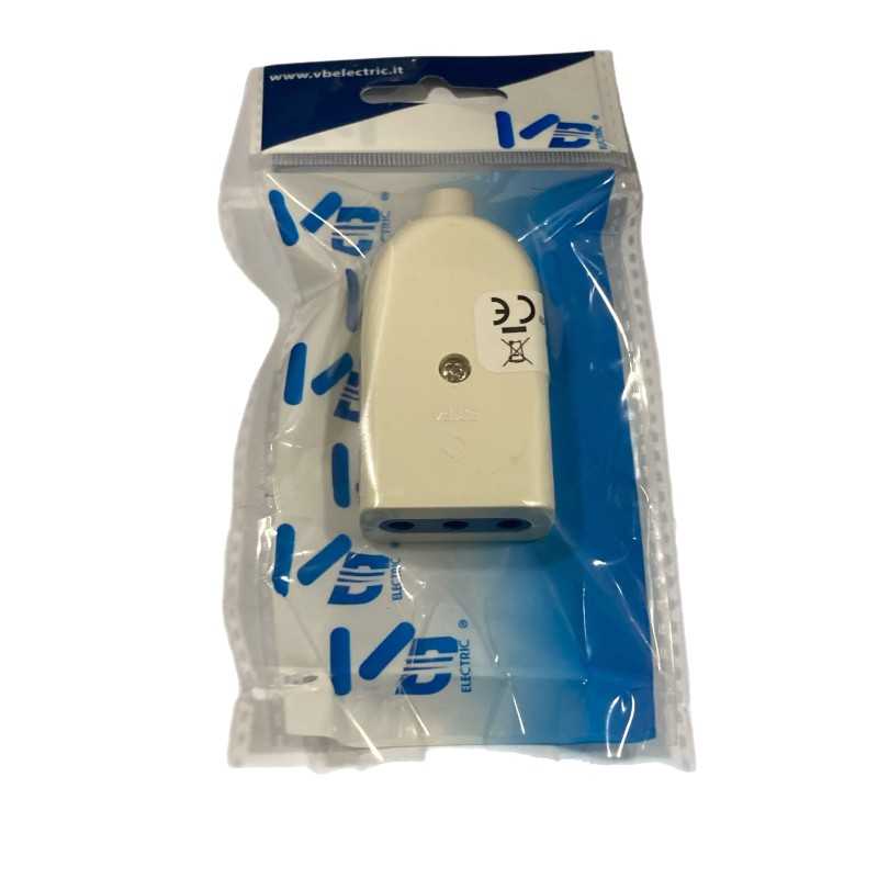 Hubbell HBL2610AR – Alloggiamento Presa Angolare 2 Poli 3 Fili Con Messa A Terra - 2