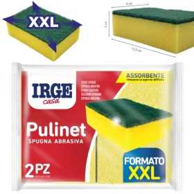 IRGE SPUGNA ABRASIVA PULINET CM. 12,5X8,2X4 PZ. 2