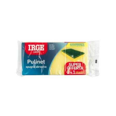 IRGE SPUGNA ABRASIVA PULINET CM. 9,5x6,5x2,5 PZ. 3
