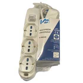 VB-ELECTRIC MULTIPRESA 3 PRESE SCHUKO 10/16A E PRESE 10/16A CON