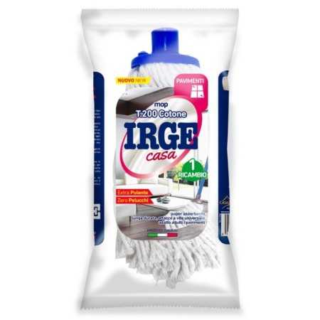 IRGE MOP DI COTONE RICAMBIO ATTACCO A VITE SENZA MANICO GR. 200
