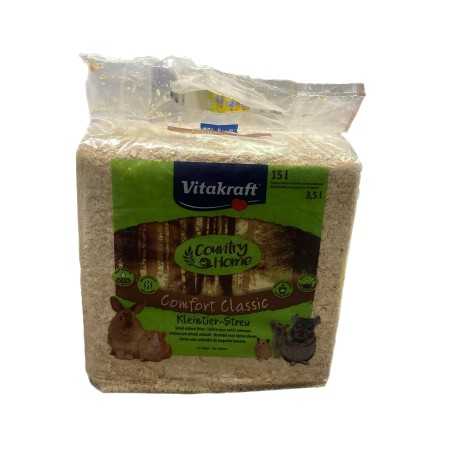 VITAKRAFT COUNTRY HOME LETTIERA IN TRUCIOLI PER CONIGLI COMFORT