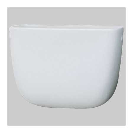 CASSETTA IN CERAMICA BIANCA ALTA CARDINALE