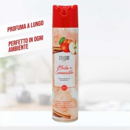 IRGE DEODORANTE AMBIENTE SPRAY MELA E CANNELLA ML. 300