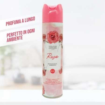 IRGE DEODORANTE AMBIENTE SPRAY ROSA ML. 300