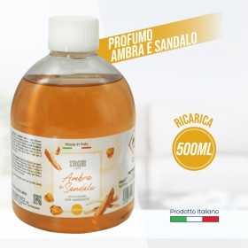 IRGE DIFFUSORE RICARICA PROFUMO AMBIENTE AMBRA E SAMBALO ML. 500