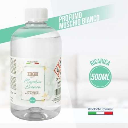 IRGE DIFFUSORE RICARICA PROFUMO AMBIENTE MUSCHIO BIANCO ML. 500