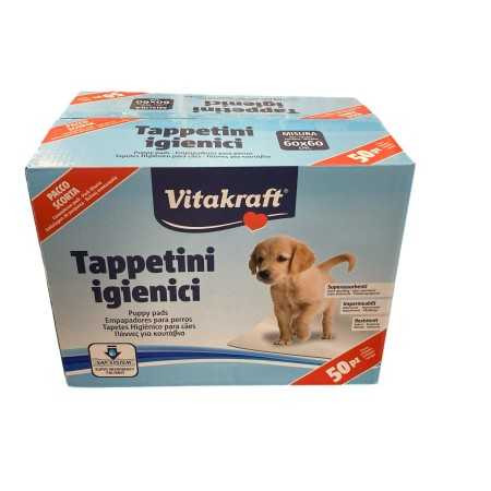 VITAFRAFT TAPPETINI IGIENICI MULTIUSO PER CANI E GATTI CM. 60x60 PZ. 50