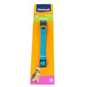 VITAKRAFT COLLARE PER CANI IN NYLON AZZURRO CM. 1,5x30 TAGLIA XS