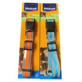 VITAKRAFT COLLARE PER CANI IN NYLON RIFLETTENTE SPORT CM. 2,5x63 TAGLIA L