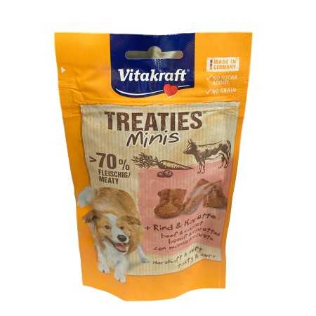 VITAKRAFT TREATIES MINIS BOCCONCINI PER CANI CON CARNE & CAROTA GR. 48