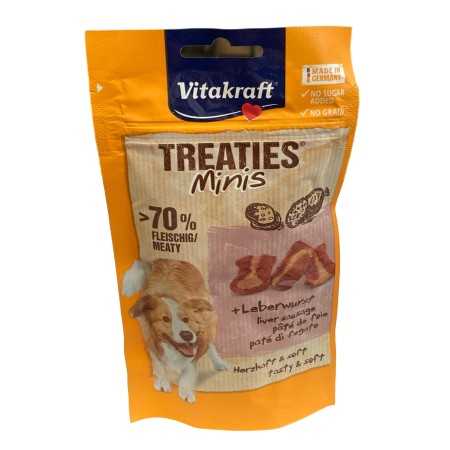 VITAKRAFT TREATIES MINIS BOCCONCINI PER CANI CON PATE' DO FEGATO GR. 48