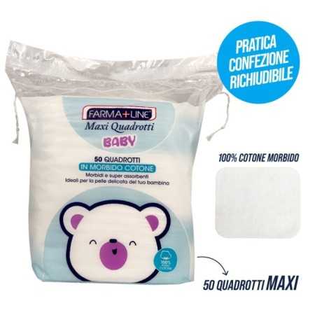 FARMALINE QUADROTTI BABY DI COTONE PZ. 50