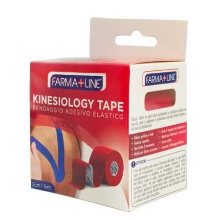FARMALINE SPORT KENESIOLOGY TAPE BENDAGGIO ADESIVO ELASTICO MT. 5x5CM.