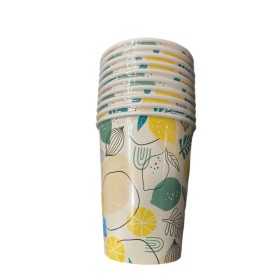 IRGE BICCHIERI DI CARTA MODELLO LIMONI CA CC. 250 PZ. 10