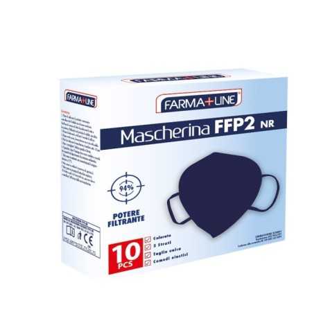 MASCHERINA KN95 MINI BLU FFP2 ANTIVIRUS SENZA VALVOLA E