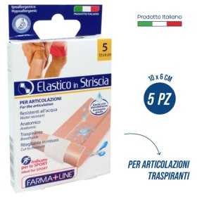 FARMALINE CEROTTI ARTICOLAZIONI ELASTICO IN STRISCIA CM. 10x6