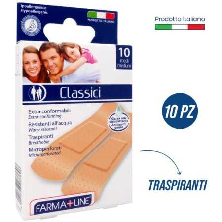 FARMALINE CEROTTI MEDI TRASPIRANTI CM. 7x2 PZ. 10