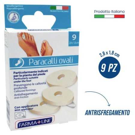 FARMALINE CEROTTI PARACALLI OVALI FEET PZ. 9