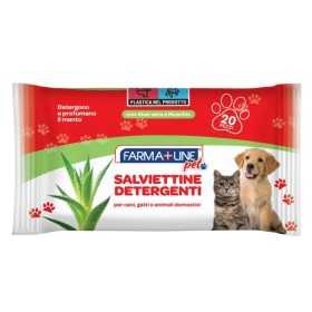 FARMALINE SALVIETTE PROFUMATE PER CANI E GATTI PZ. 20