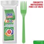 IRGE FORCHETTE IN PLASTICA PP VERDE PZ. 20