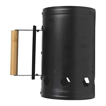 CIMINIERA ACCENDI CARBONELLA ACCIAIO VERNICIATO/LEGNO CM16 CM.