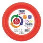 IRGE PIATTI DI PLASTICA PIANI ROSSI RIUTILIZZABILI PZ. 20