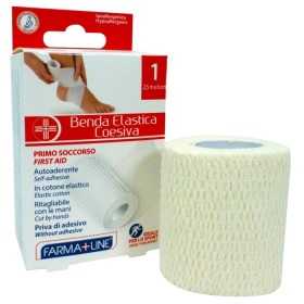 FARMALINE BENDA ELASTICA COESIVA PRIMO SOCCORSO CM. 6x2,5mt.