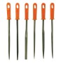 PACK OF 6 MINI FILES WITH PLASTIC HANDLE CM. 15