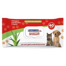 FARMALINE SALVIETTE PROFUMATE PER CANI E GATTI PZ. 40
