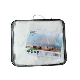 VELA RETA PARASOLE TRIANGOLARE DI COLORE BIANCO MT. 3,6x3,6x3,6