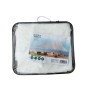 VELA RETA PARASOLE TRIANGOLARE DI COLORE BIANCO MT. 3,6x3,6x3,6