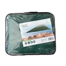 VELA RETE PARASOLE TRIANGOLARE DI COLORE VERDE 5x5x5