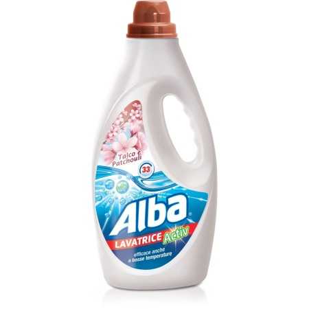 ALBA DETERSIVO LAVATRICE LIQUIDO TALCO E PATCHOULI 33 LAVAGGI