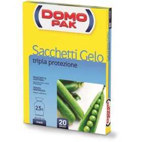 DOMOPAK SACCHETTI PER ALIMENTI GELO MEDI 20PZ