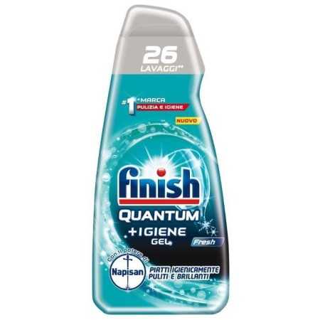 FINISH QUANTUM GEL FRESH DETERGENTE PER LAVASTOVIGLIE 26 LAVAGGI