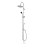 FERIDRAS COLONNA DOCCIA LINEA PLATINUM IN ACCIAIO CROMATO CON SOFFIONE TONDO CM. 102